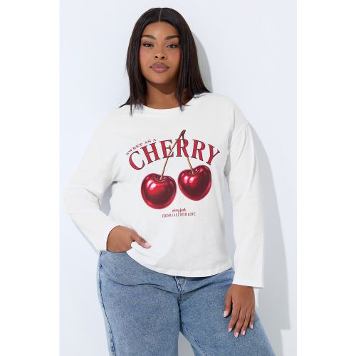 Tshirt Oversize À Imprimé Cerises Blanc Size 58-60 - Limited Collection - Modalova