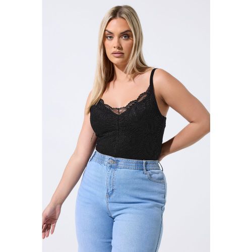 Body Noir Intégralement En Dentelle Size 42 - Limited Collection - Modalova