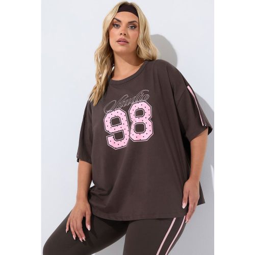 Active Tshirt Marron Chocolat « Studio 98 » Size 48 - Yours - Modalova