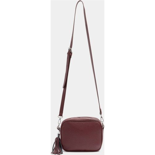 Sac À Bandoulière Bordeaux En Similicuir Avec Pampille Size One Size - Yours - Modalova