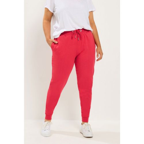 Pantalon De Jogging Rouge Resserré Aux Chevilles Size 48 - Yours - Modalova