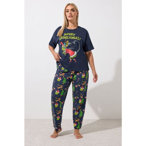 Ensemble De Pyjama Bleu Marine Le Grinch Size 54-56 - Limited Collection - Modalova
