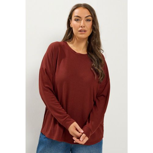 Yours Pull Doux Rouille Size 44 - Yours - Modalova