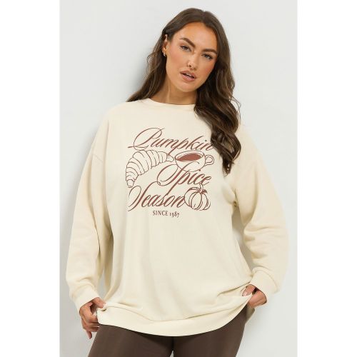 Sweatshirt Crème « Pumpkin Spice Season » Size 62-64 - Yours - Modalova