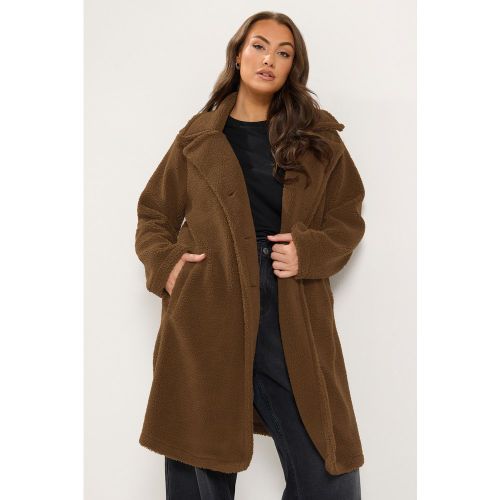 Manteau En Imitation Mouton Marron Chocolat Size 38 - Yours - Modalova
