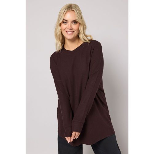 Yours Pull Doux Chocolat Size 58-60 - Yours - Modalova