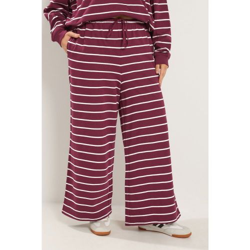 Pantalon En Coton Rouge À Rayures Size Short > 42 - Yours - Modalova
