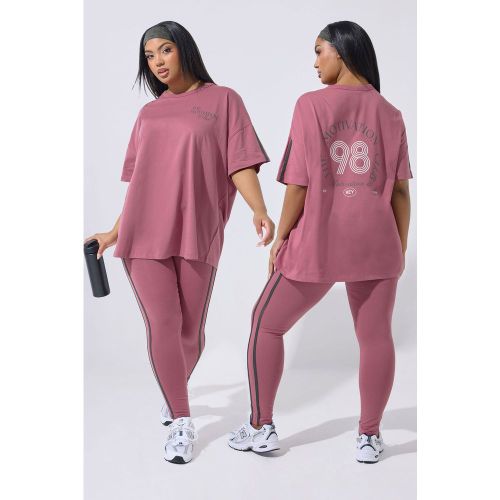Active Tshirt Rose « Le Club De La Motivation » Size 42 - Yours - Modalova