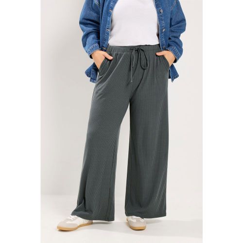 Pantalon Côtelé Gris À Enfiler Size Regular > 42 - Yours - Modalova