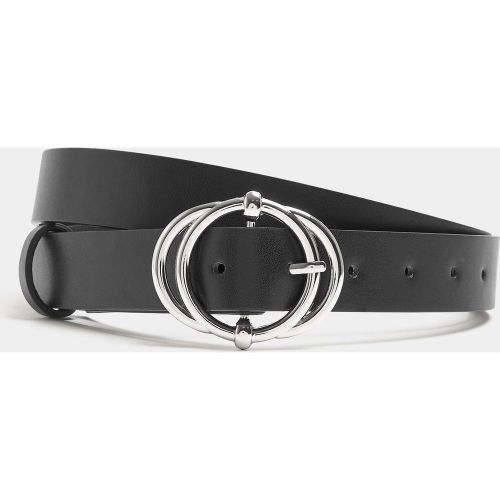 Ceinture Ornée Noire À Double Anneausize 42-44 - Yours - Modalova