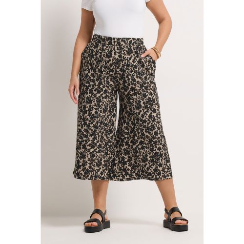 Jupeculotte À Imprimé Léopard Marron Size 46 - Yours - Modalova