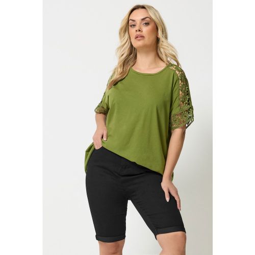 Short Noir Stretch En Denim Size 54 - Yours - Modalova