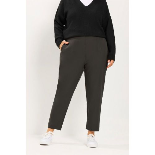 Pantalon Marron Chocolat À Pinces À La Taille Size Ex Short > 40 - Yours - Modalova
