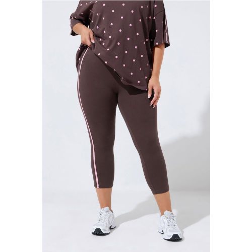 Active Legging Court Marron Chocolat Size 48 - Yours - Modalova