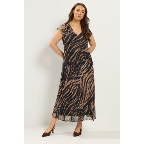 Yours Robe Longue Marron Size 44 - Yours - Modalova
