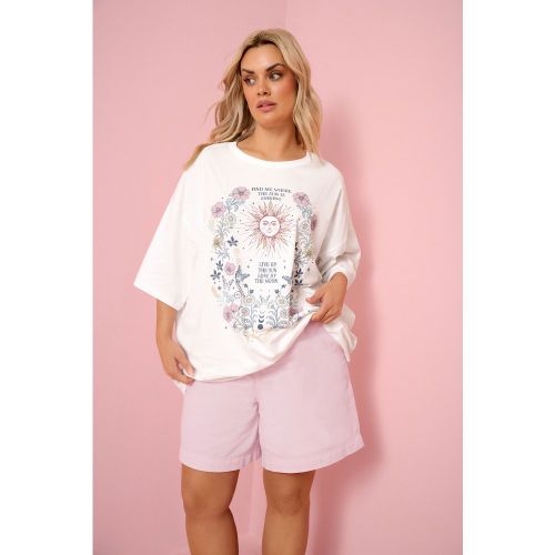 Yours Short En Jean Rose Size 44 - Yours - Modalova