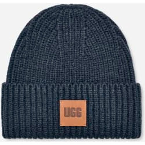 Bonnet côtelé épais | UE in Blue, Taille O/S, Laine - Ugg - Modalova