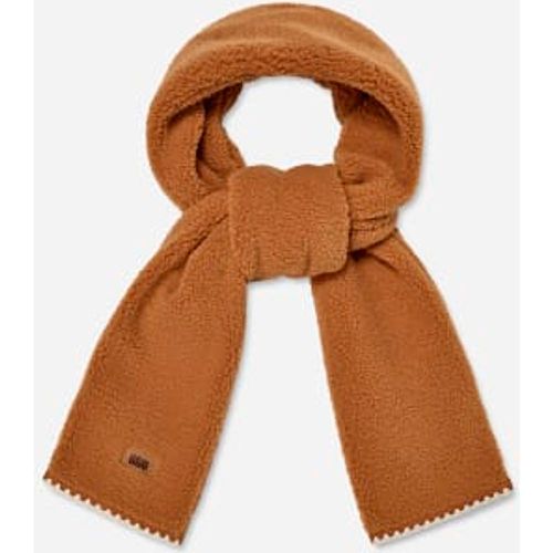 Écharpe festonnée en fluff in Brown, Taille O/S, Polyester - Ugg - Modalova