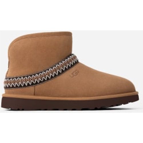 Botte Classic Mini Crescent in Brown, Taille 36, Daim - Ugg - Modalova