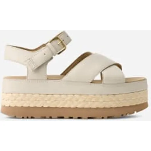 Aubrey à lanière à la cheville in White, Taille 41, Cuir - Ugg - Modalova