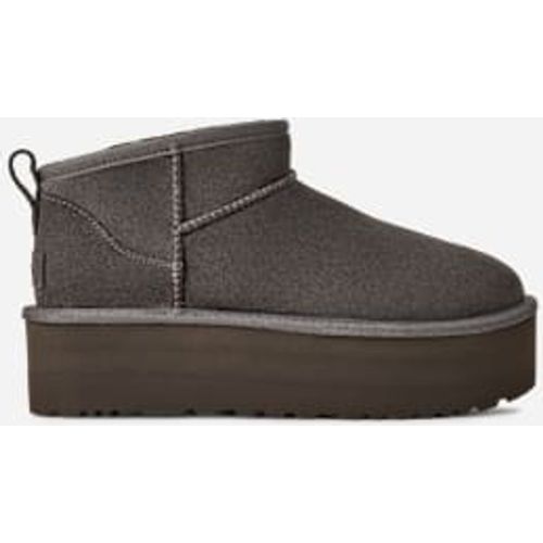 Botte Classic Ultra Mini à plateau in Black, Taille 43, Daim - Ugg - Modalova