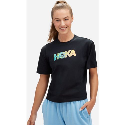 Haut à manches courtes et logo Topo en Taille L | T-Shirts À Manches Courtes - HOKA - Modalova