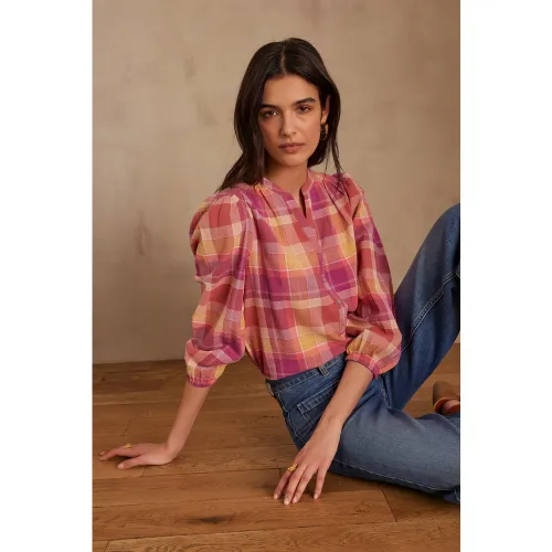 Blouse PRUDENCE à carreaux taille XS - Maison 123 - Modalova