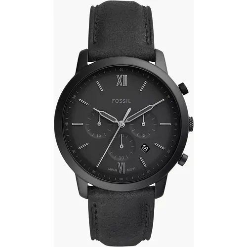 Montre Neutra chronographe en cuir - Fossil - Modalova