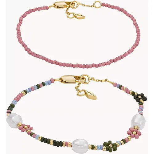 Femmes Coffret bracelet de perles en laiton - Fossil Outlet - Modalova
