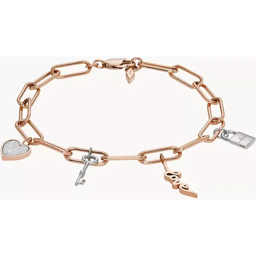 Femmes Bracelet à chaîne en acier inoxydable - Fossil Outlet - Modalova