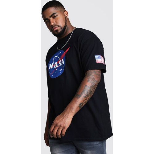 Grande taille - T-shirt à imprimé NASA - - xxxxl - Boohooman - Modalova