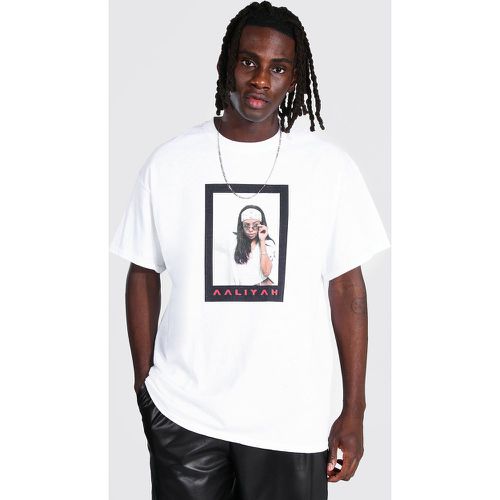 T-shirt oversize officiel polaroid Aaliyah - Boohooman - Modalova