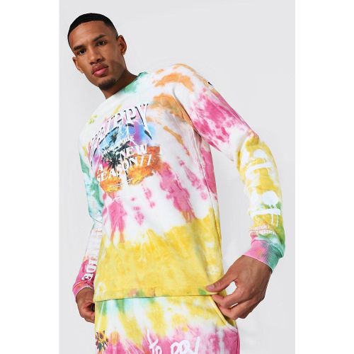 Tall - Sweat oversize imprimé - MAN homme - L - Boohooman - Modalova