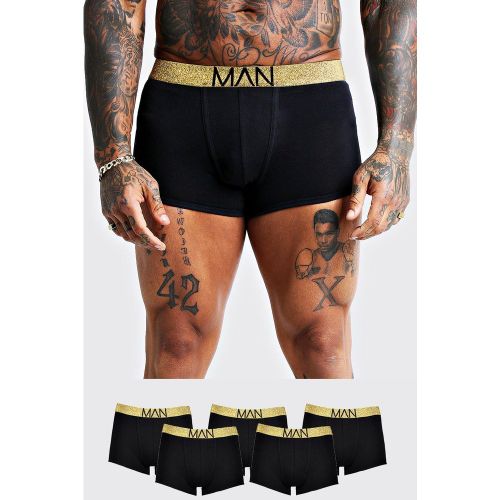 Lot de 7 boxers dorés - S - Boohooman - Modalova