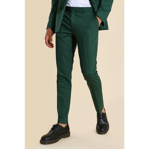 Skinny Green Suit Trouser - Boohooman - Modalova