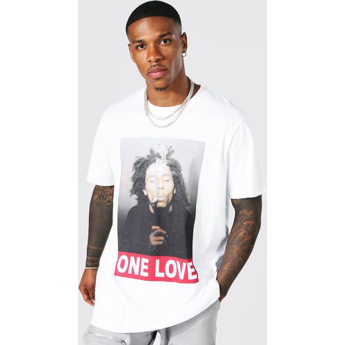 T-shirt oversize avec imprimé Bob Marley - L - Boohooman - Modalova