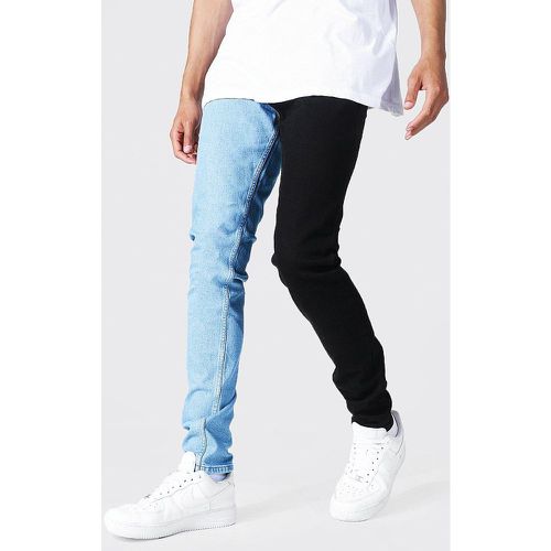 Tall - Jean skinny bicolore - 40 - Boohooman - Modalova