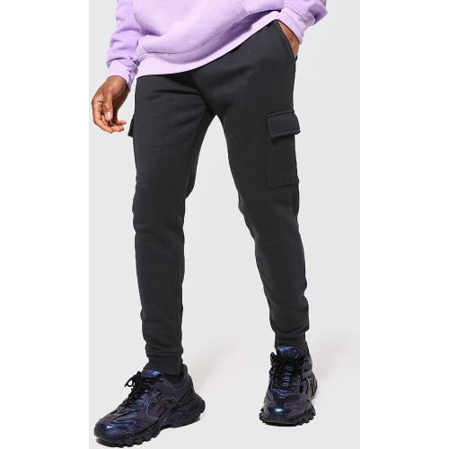Jogging cargo skinny en coton REEL - L - Boohooman - Modalova