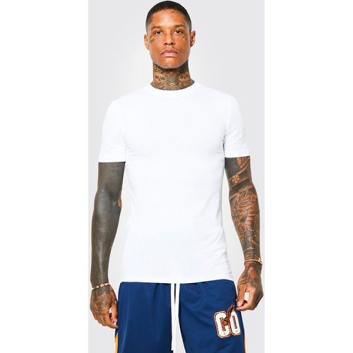 T-shirt moulant à col ras-du-cou - XL - Boohooman - Modalova