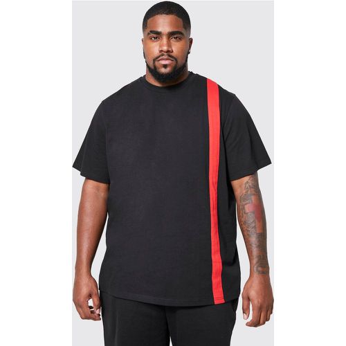 Grande taille - T-shirt effet color block en coton REEL - XXXXL - Boohooman - Modalova