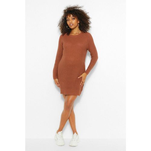 Maternité - Robe Pull De Grossesse En Maille Douce - M - boohoo - Modalova