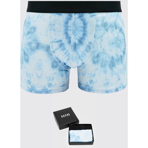 Coffret cadeau - Boxer effet tie dye - M - Boohooman - Modalova