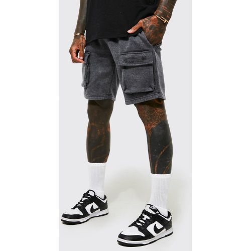 Short cargo ample en jersey - L - Boohooman - Modalova