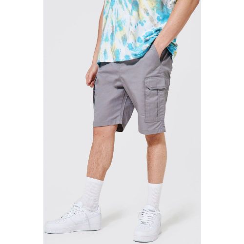 Short cargo à poches à taille élastique - M - Boohooman - Modalova