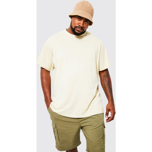 Grande taille - T-shirt ample basique à col rond - XXL - Boohooman - Modalova