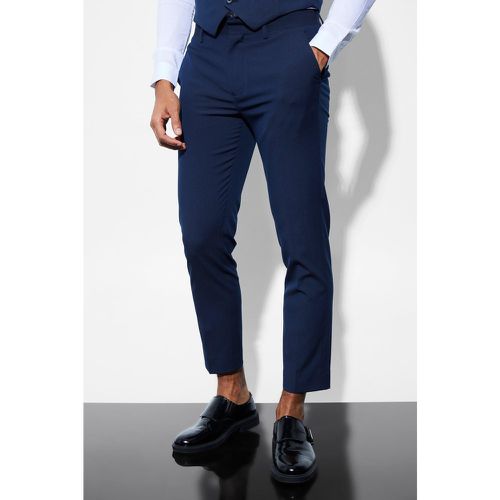 Pantalon de costume skinny court - 28 - Boohooman - Modalova