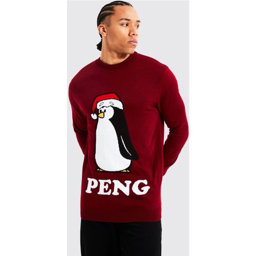 Tall - Pull de Noël à slogan - S - Boohooman - Modalova