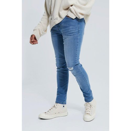 Jean skinny déchiré au genou - 32 - Boohooman - Modalova