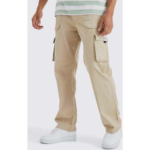 Jogging cargo ample à ceinture - S - Boohooman - Modalova