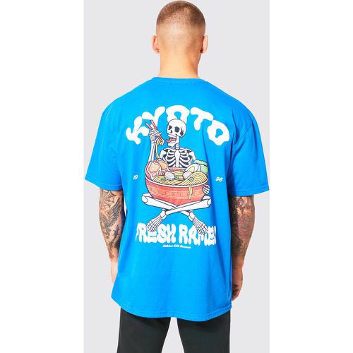 T-shirt oversize à imprimé ramen - M - Boohooman - Modalova